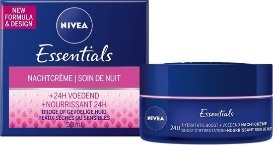 NIVEA ESSENTIALS HERSTELLENDE NACHTCRME 50ML